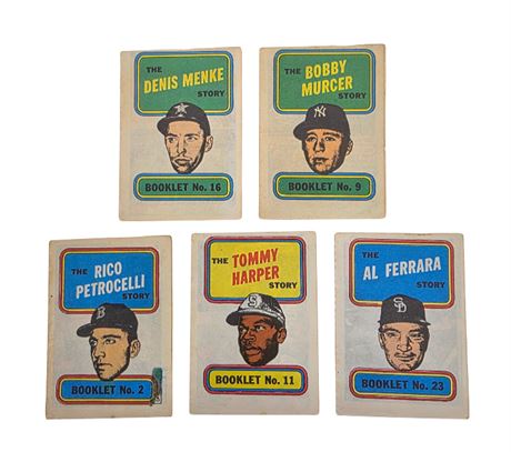 Lot of 1970 Topps Baseball Story Books