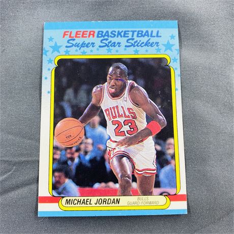 1988 Fleer Michael Jordan Sticker #7