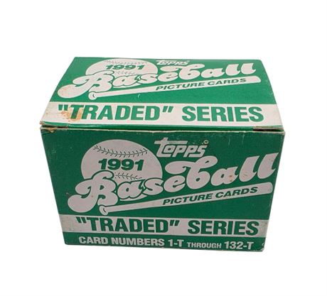 Topps 1991 Baseball Cards, "Traded" Series