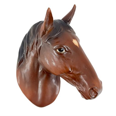 Vintage Lefton's Ceramic Horse Head Wall Decor