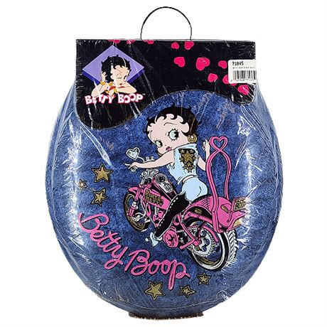 Vintage 1997 Betty Boop Biker Betty Toilet Seat New in Wrap