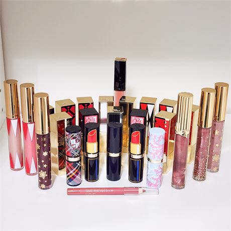 Lot of New/Unused Estee Lauder Lipsticks & Glosses
