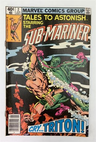 40 cent 2 Jan Sub-Mariner 1979 Marvel Comics Group Comic
