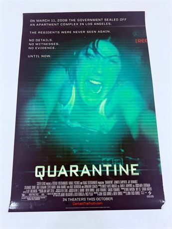Quarantine Original Rolled 27x40” Movie Poster