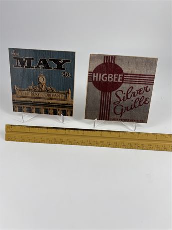 Cleveland Landmark Drink Coasters