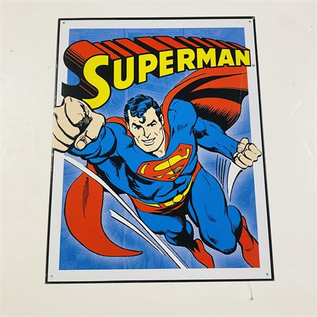 ‘Superman’ 12.5x16” Retro Metal Sign