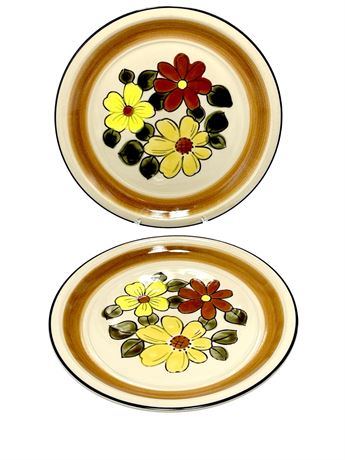 MCM Daisy Vale Stoneware Dinner Plates (2) - Japan