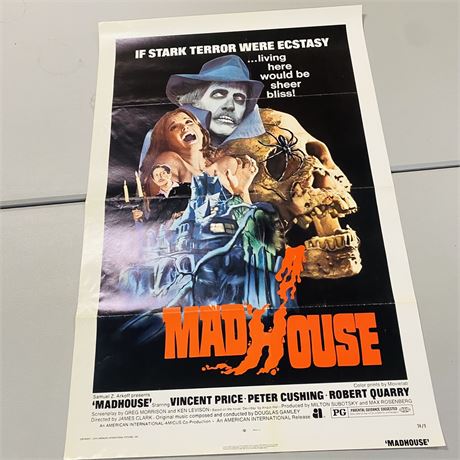 Original 1974 Mad House Movie Poster