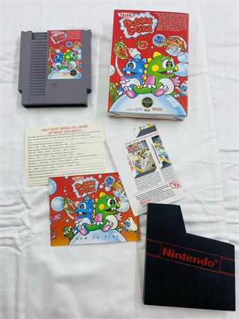 NES Bubble Bobble CIB w/ Manual + Inserts