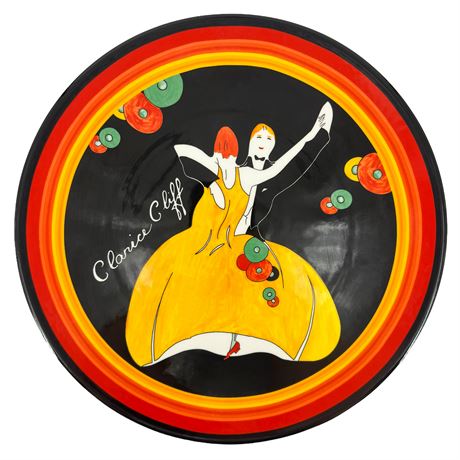 Wedgwood Clarice Cliff Age of Jazz "Charleston" Vintage Ceramic Plate