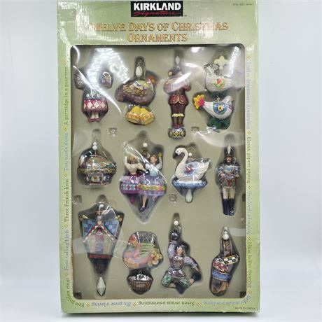 Kirkland's Twelve Days of Christmas Ornaments