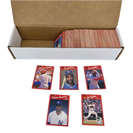 Large Lot of 1989 Donruss Baseball Cards