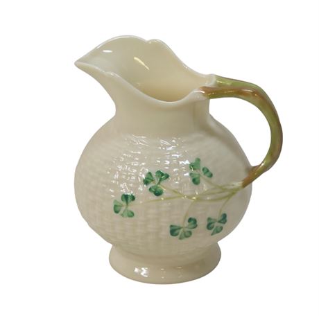 Belleek Shamrock Pitcher