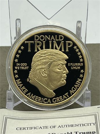 2016 Trump Battle Coin - 24K Layered - Limited Edition