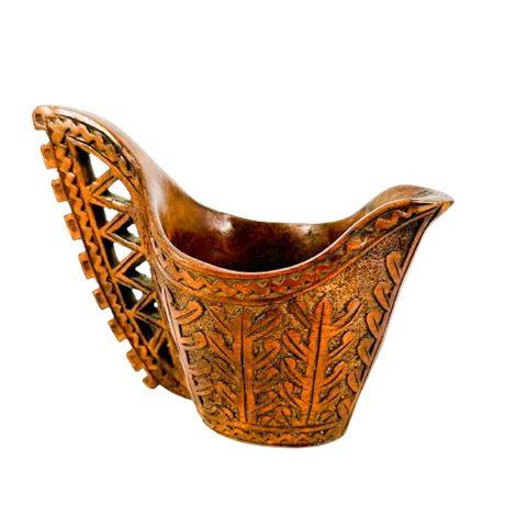 Yugoslavian Folk-Art Hand Carved Wedding Cup