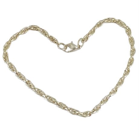 Silver Tone Anklet