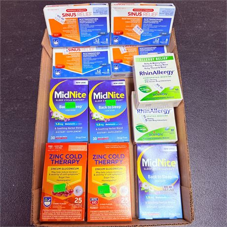 Sealed Medicine Lot - Rite Aid Closure Liquidation