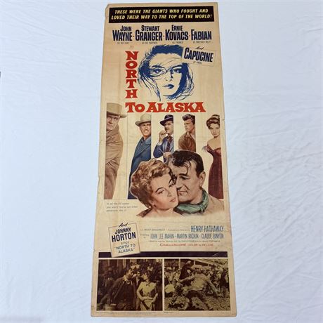 North to Alaska Original 14x36” Movie Poster