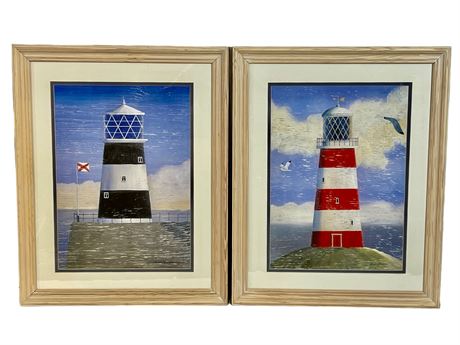 Pair of Lighthouse Prints