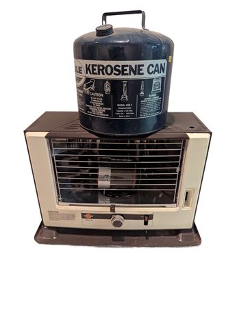 Kerosene Heater and Can