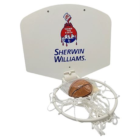 Sherwin Williams Miniature Basketball Hoop Giveaway