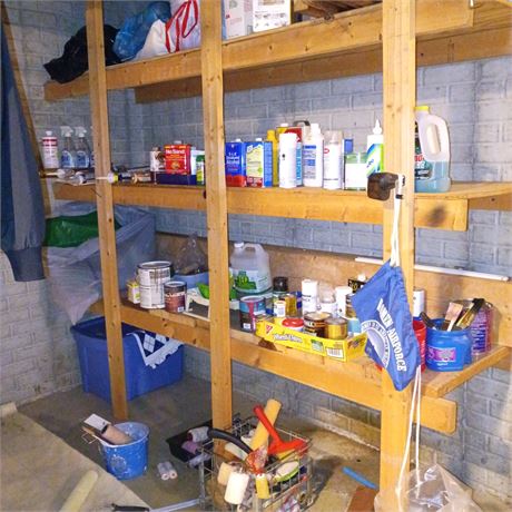 Paints, Stains, Finishing Supplies & Chemicals Lot – Minwax, Klean Strip, Jasco