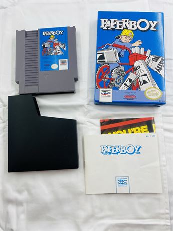 NES Paperboy CIB w/ Manual + Insert