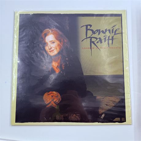 Sealed Bonnie Raitt Longing in their Hearts Vinyl Record