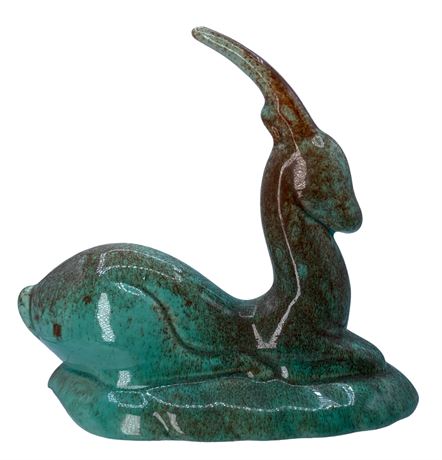 California Pottery Mid Century Gazelle Sculpture
