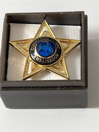Ambassador lapel, pin , Cleveland Clinic ambassador