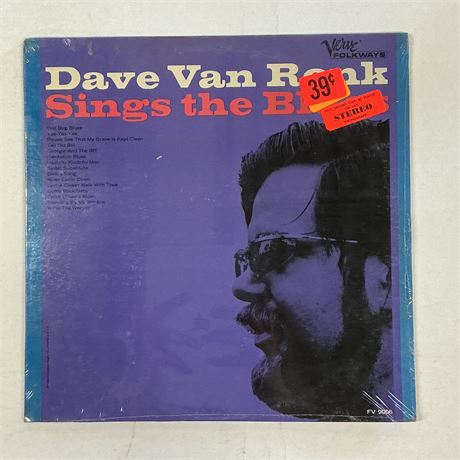 Dave Van Ronk Sings The Blues Sealed Vinyl Record