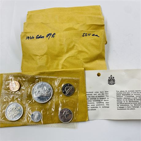 10 - 1966 Canada Proof Like Sets