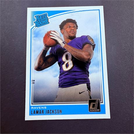 2018 Donruss Lamar Jackson RC  #317
