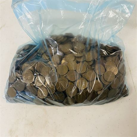 1400+ UNSEARCHED Wheat Pennies