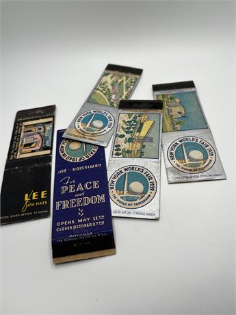 1939 New York worlds fair matchbook cover lot