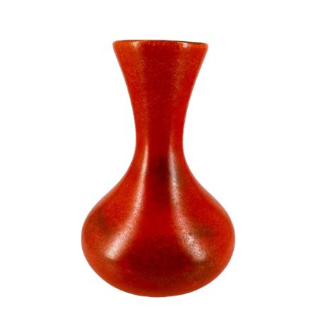 Red Pottery Urn Vase