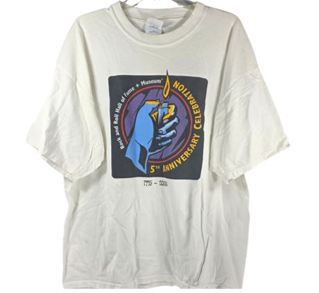 Rock and Roll Hall of Fame 5th year Anniversary T-shirt