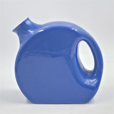 Vtg. Blue Refrigerator Water Pitcher