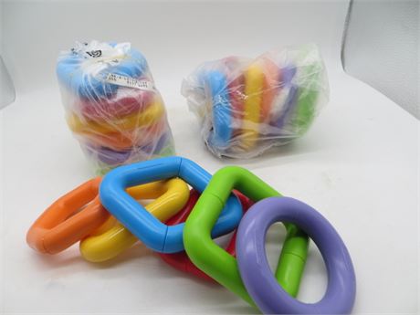 NEW VINTAGE TUPPERWARE LINK A LOTS TOYS