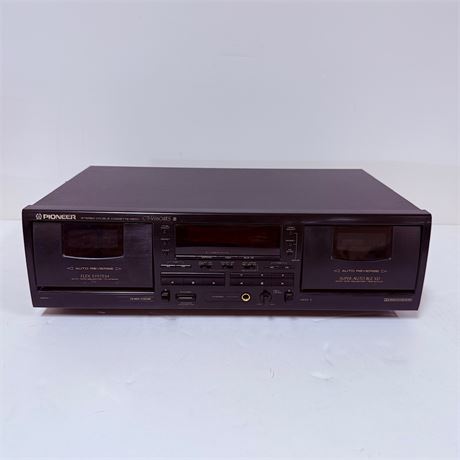 Pioneer Model CT-W604RS Dual Cassette Player