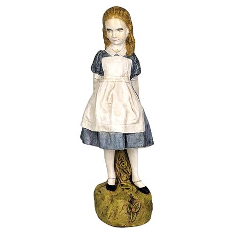 Vintage 1998 Alice In Wonderland Garden Statue by R. Shipman Inc.