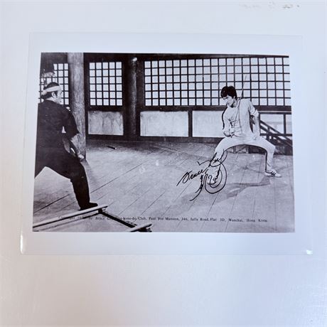 Vintage Bruce Lee 8x10 Photograph