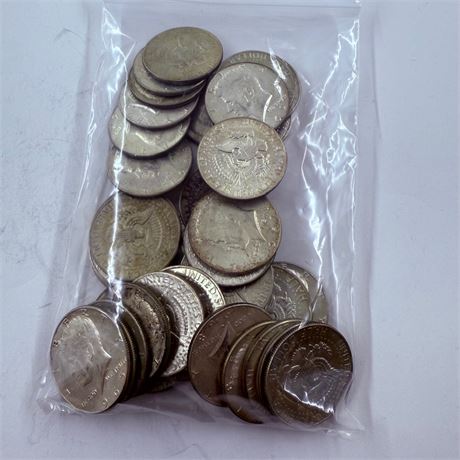 $20 Kennedy 40% Silver Half Dollars