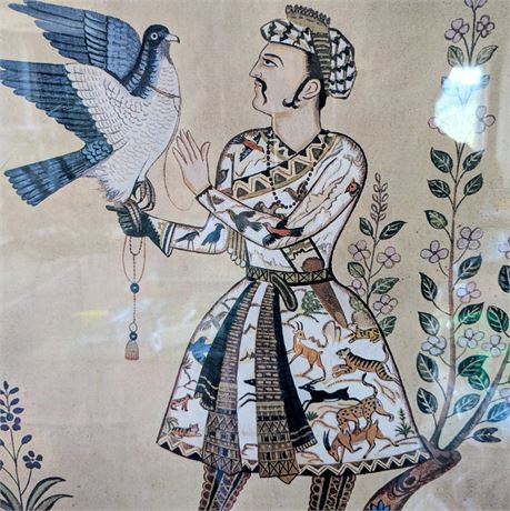 'Prince With A Falcon' Variation Print