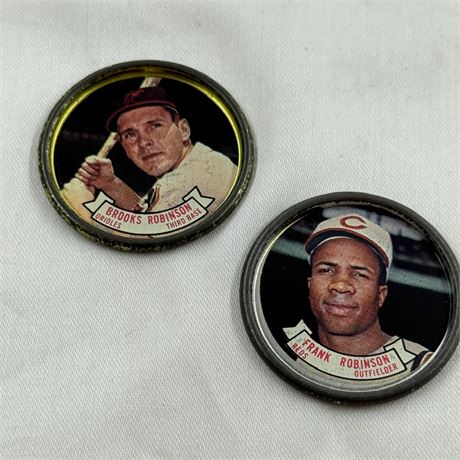 1964 Topps Coins Brooks + Frank Robinson