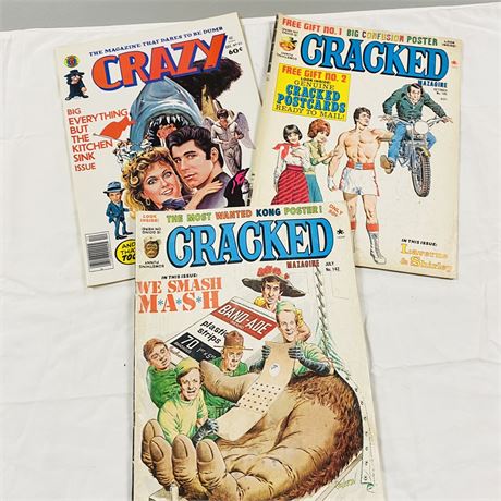 3 Cracked Magazines