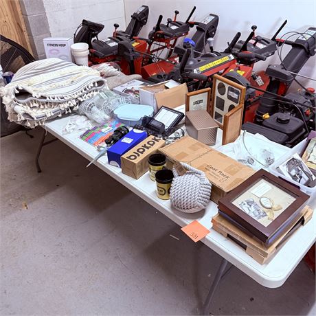MASSIVE New Home Goods Table Lot