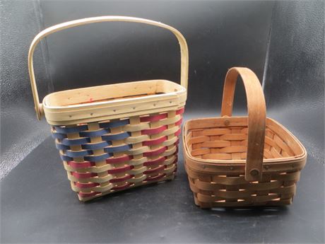 Longaberger Patriotic & Square Baskets