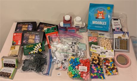 Large lot craft supplies (most new)