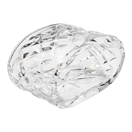 Waterford "Alana" Cut Crystal Oval Napkin Ring